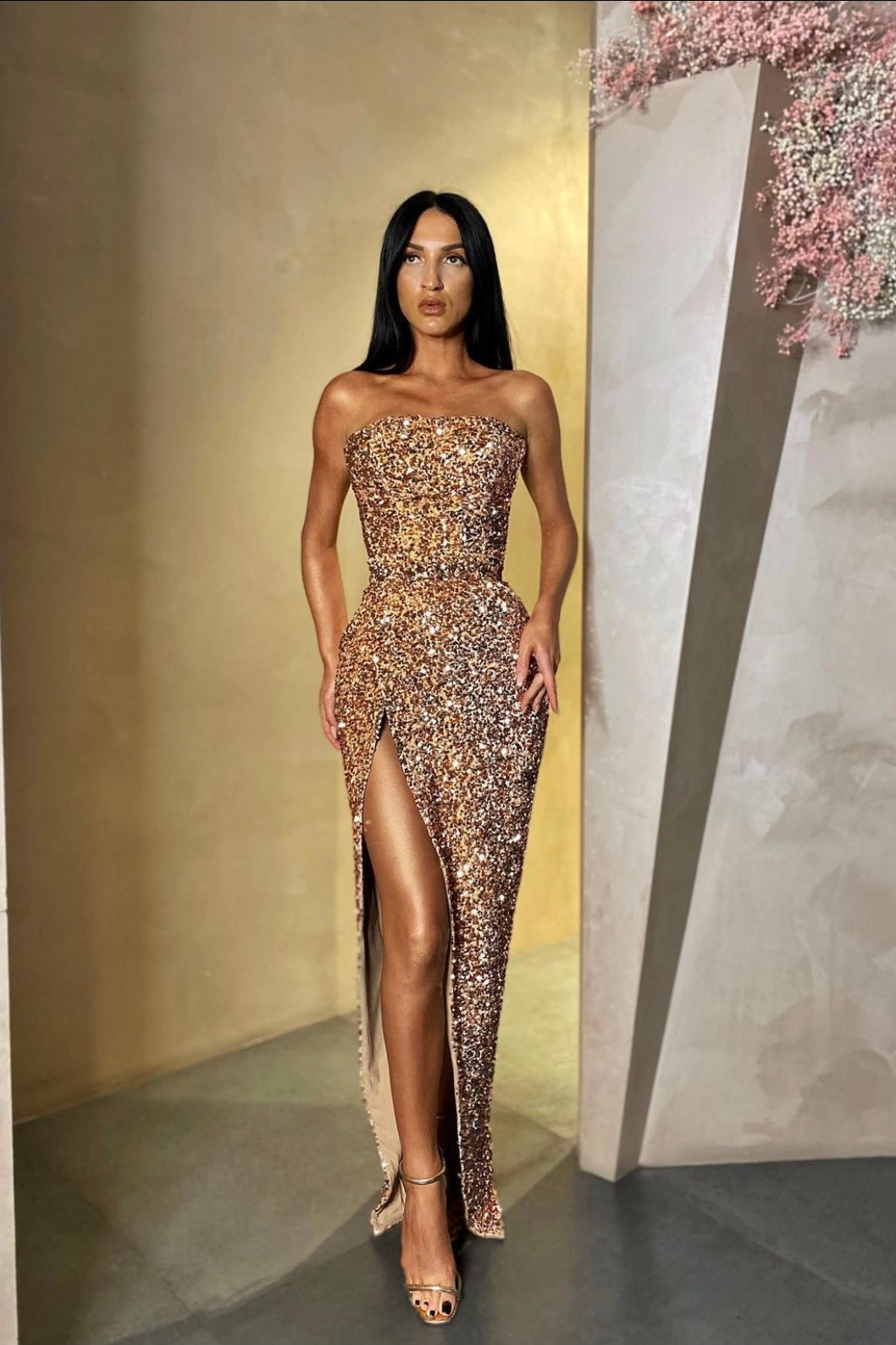 Gold Designer Dresses